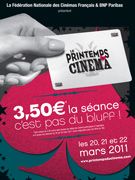 Photo Ce dimanche, c'est le Printemps du cinéma 2011 : 3 jours à 3,50 euros* la séance